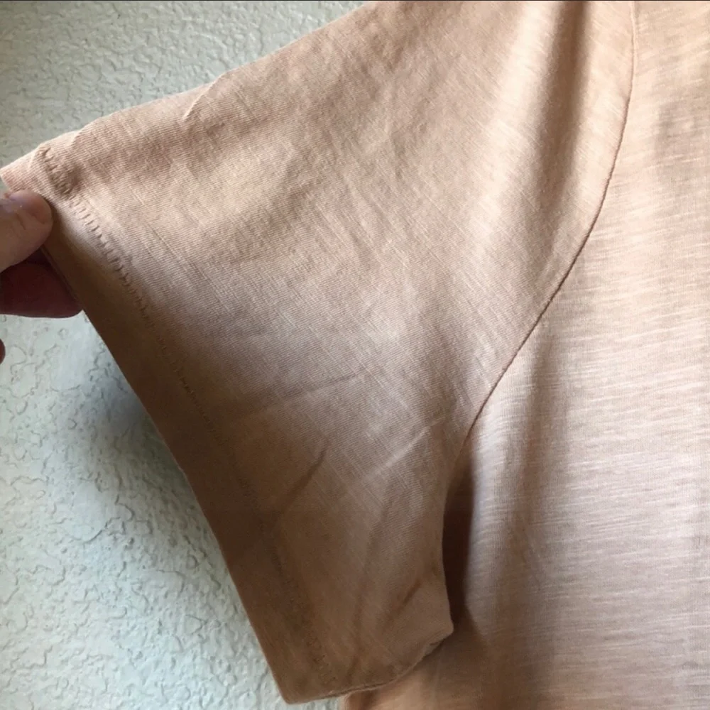 New Women’s T-Shirt Sonoma Tan Crew Neck Short Sleeve Tee Shirt Women’s 0X - Picture 5 of 10